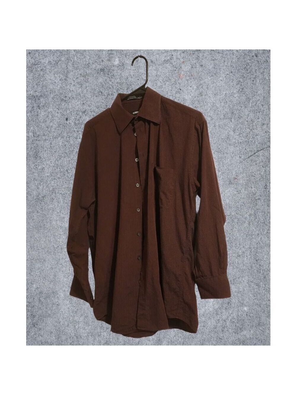 Claiborne Maroon Dress shirt
